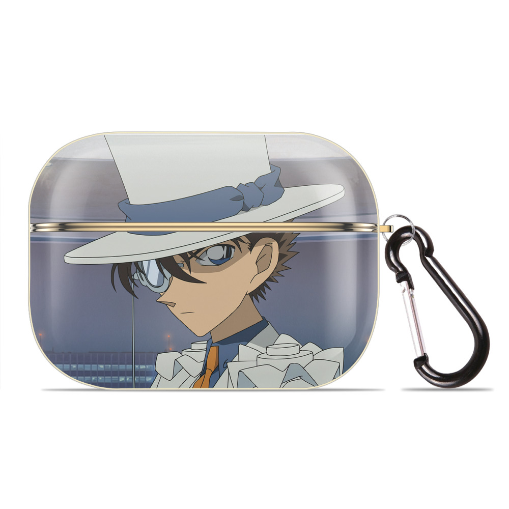 （画像用） 名探偵コナン Detective Conan 【AirPods Pro用】ハードシェル保護ケース｜耐衝撃・防指紋・カラビナ付き商品仕様