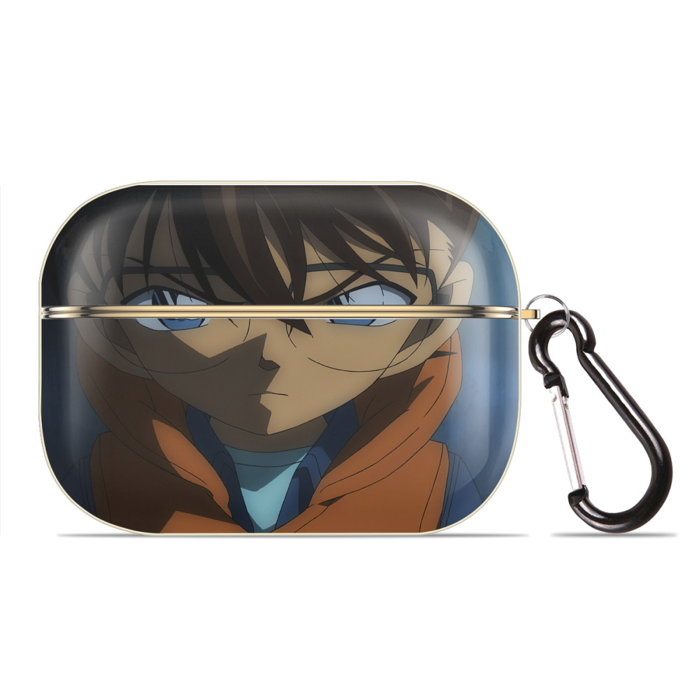 （画像用） 名探偵コナン Detective Conan 【AirPods Pro用】ハードシェル保護ケース｜耐衝撃・防指紋・カラビナ付き商品仕様