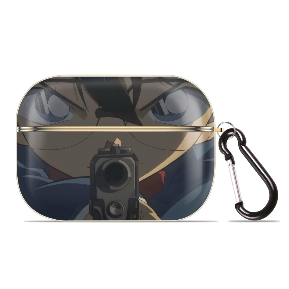 （画像用） 名探偵コナン Detective Conan 【AirPods Pro用】ハードシェル保護ケース｜耐衝撃・防指紋・カラビナ付き商品仕様