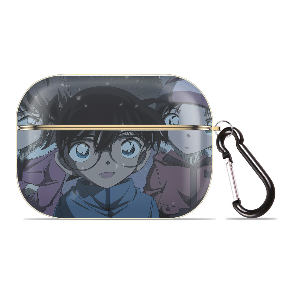 （画像用） 名探偵コナン Detective Conan 【AirPods Pro用】ハードシェル保護ケース｜耐衝撃・防指紋・カラビナ付き商品仕様