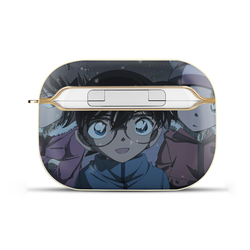 （画像用） 名探偵コナン Detective Conan 【AirPods Pro用】ハードシェル保護ケース｜耐衝撃・防指紋・カラビナ付き商品仕様