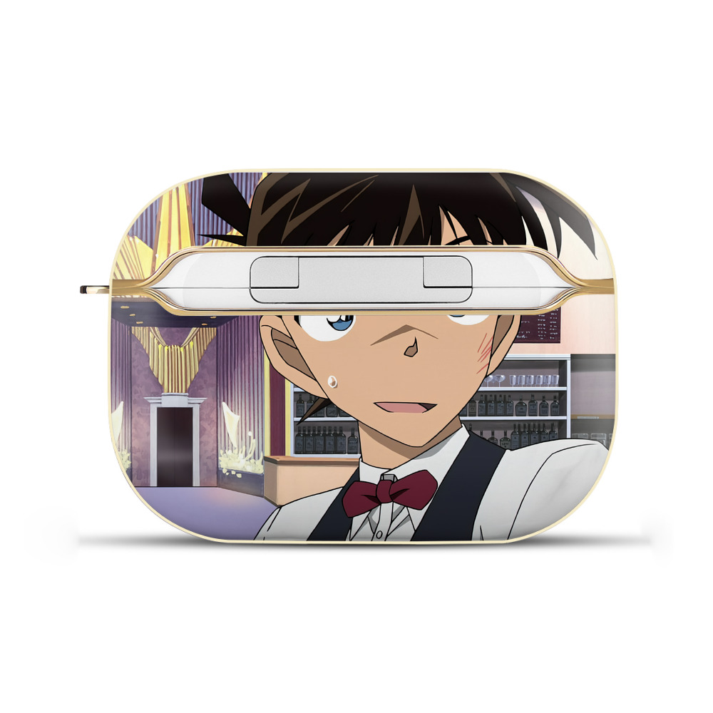 （画像用） 名探偵コナン Detective Conan 【AirPods Pro用】ハードシェル保護ケース｜耐衝撃・防指紋・カラビナ付き商品仕様