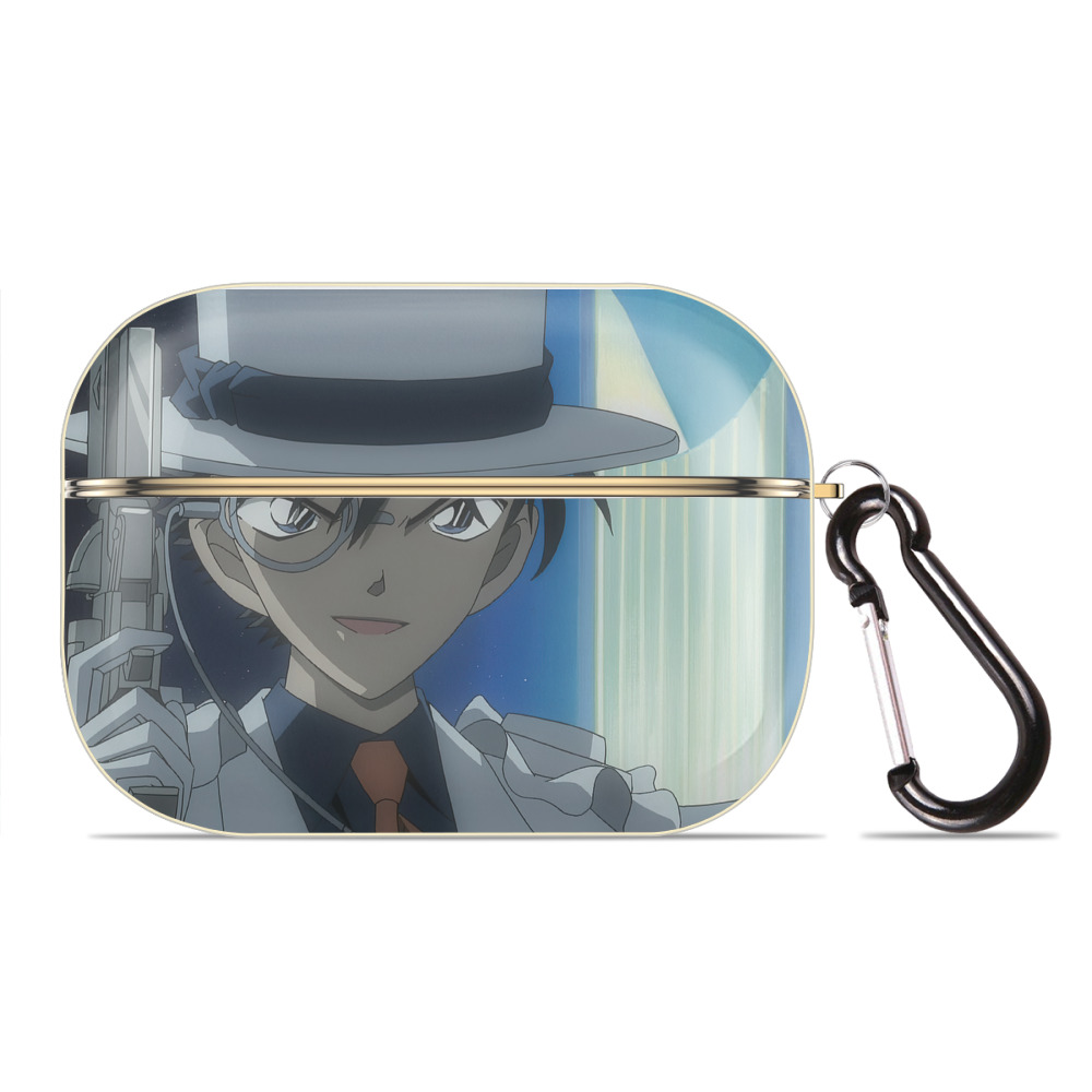 （画像用） 名探偵コナン Detective Conan 【AirPods Pro用】ハードシェル保護ケース｜耐衝撃・防指紋・カラビナ付き商品仕様