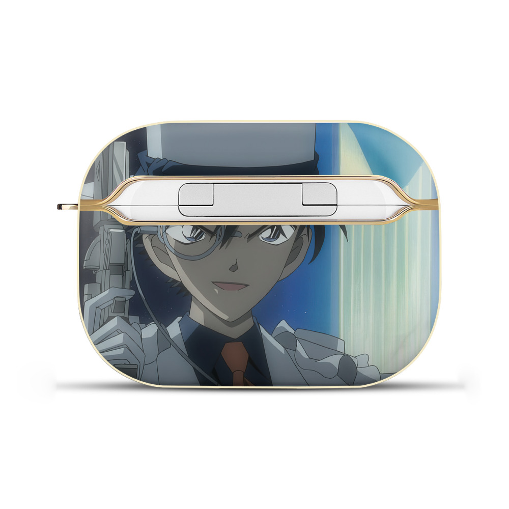 （画像用） 名探偵コナン Detective Conan 【AirPods Pro用】ハードシェル保護ケース｜耐衝撃・防指紋・カラビナ付き商品仕様