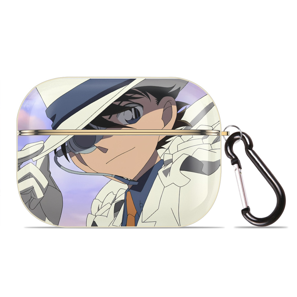 （画像用） 名探偵コナン Detective Conan 【AirPods Pro用】ハードシェル保護ケース｜耐衝撃・防指紋・カラビナ付き商品仕様