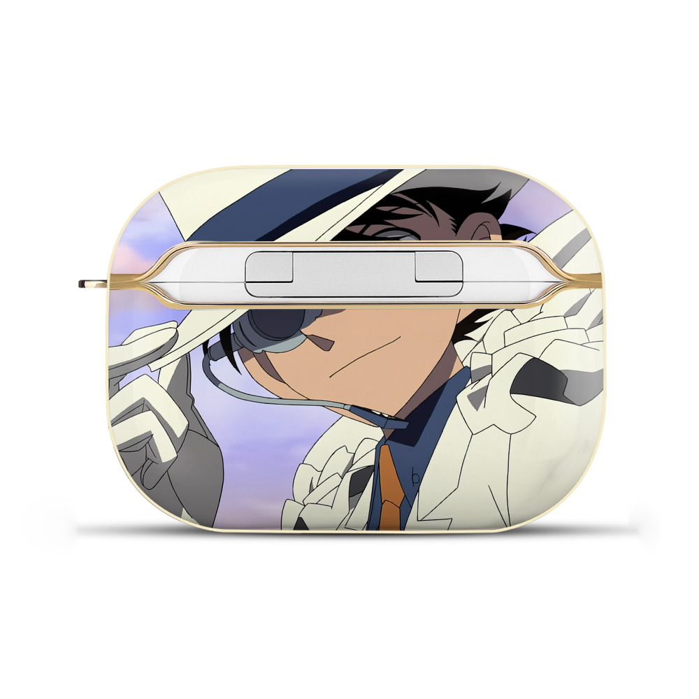 （画像用） 名探偵コナン Detective Conan 【AirPods Pro用】ハードシェル保護ケース｜耐衝撃・防指紋・カラビナ付き商品仕様
