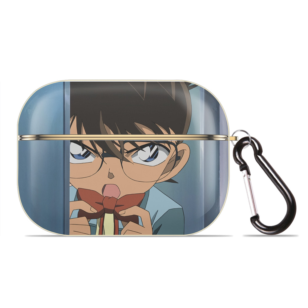 （画像用） 名探偵コナン Detective Conan 【AirPods Pro用】ハードシェル保護ケース｜耐衝撃・防指紋・カラビナ付き商品仕様