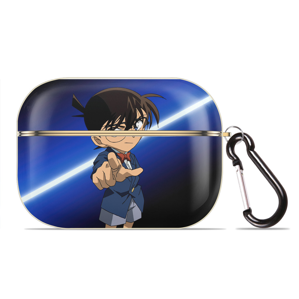 （画像用） 名探偵コナン Detective Conan 【AirPods Pro用】ハードシェル保護ケース｜耐衝撃・防指紋・カラビナ付き商品仕様