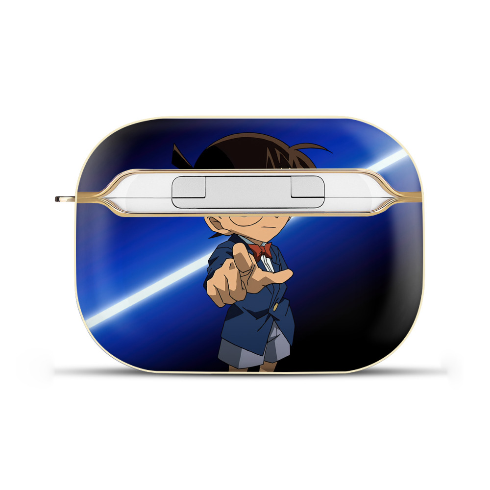 （画像用） 名探偵コナン Detective Conan 【AirPods Pro用】ハードシェル保護ケース｜耐衝撃・防指紋・カラビナ付き商品仕様