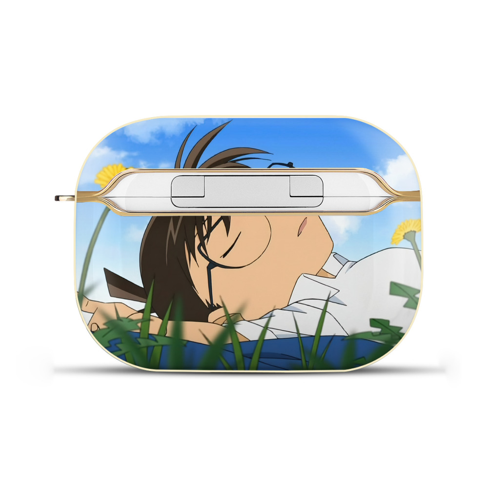 （画像用） 名探偵コナン Detective Conan 【AirPods Pro用】ハードシェル保護ケース｜耐衝撃・防指紋・カラビナ付き商品仕様