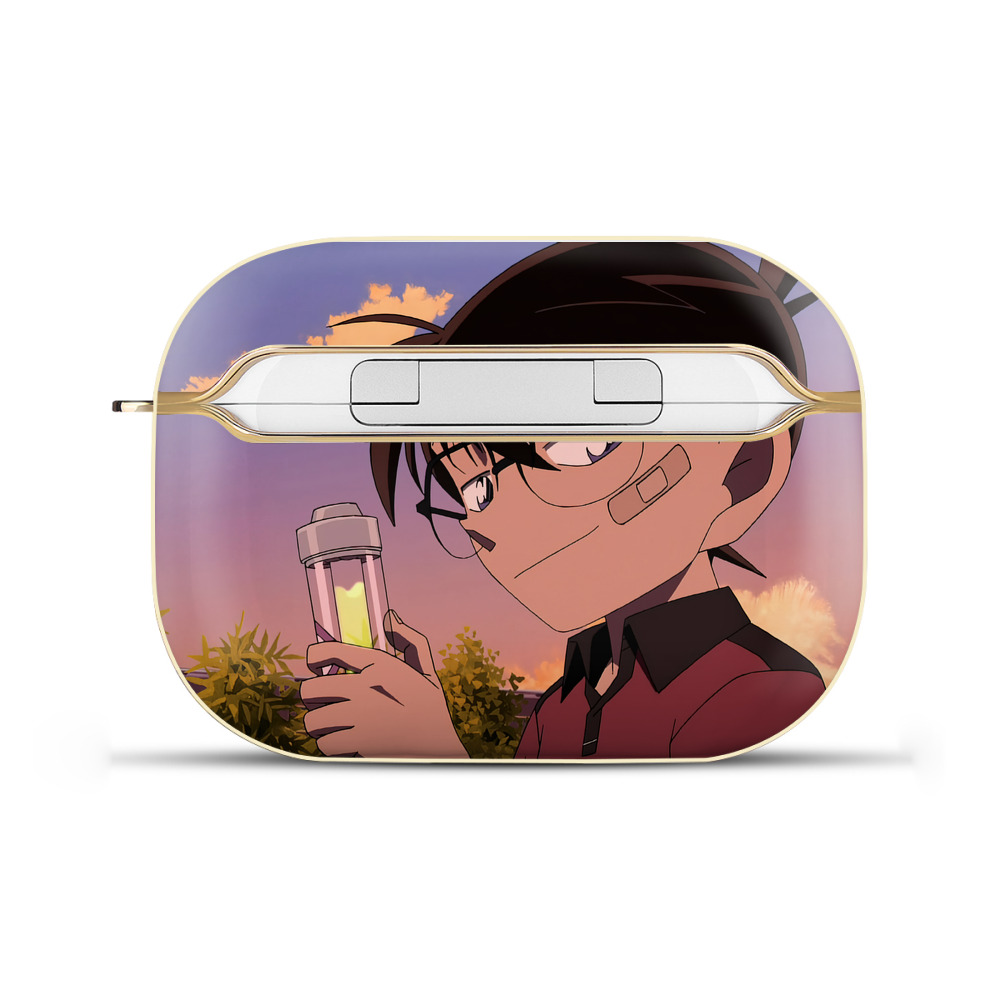 （画像用） 名探偵コナン Detective Conan 【AirPods Pro用】ハードシェル保護ケース｜耐衝撃・防指紋・カラビナ付き商品仕様