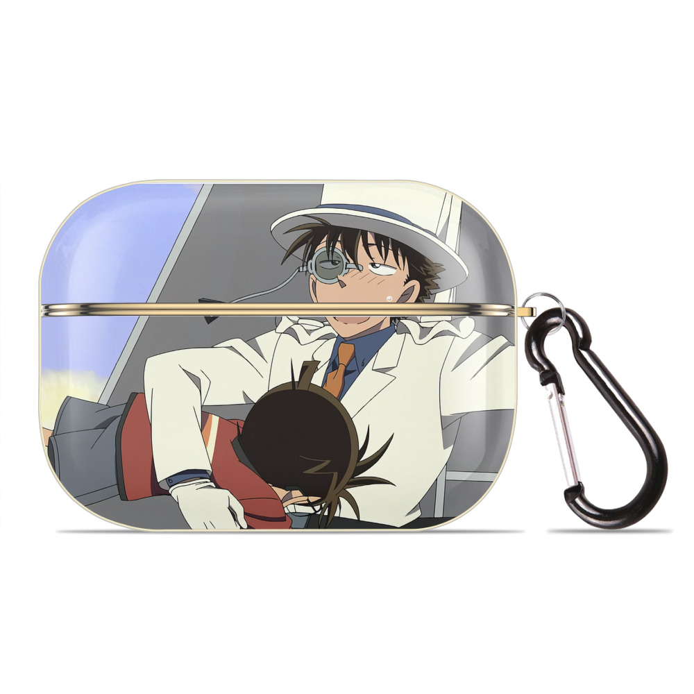 （画像用） 名探偵コナン Detective Conan 【AirPods Pro用】ハードシェル保護ケース｜耐衝撃・防指紋・カラビナ付き商品仕様