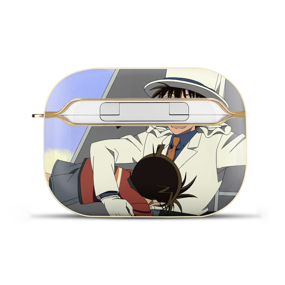 （画像用） 名探偵コナン Detective Conan 【AirPods Pro用】ハードシェル保護ケース｜耐衝撃・防指紋・カラビナ付き商品仕様