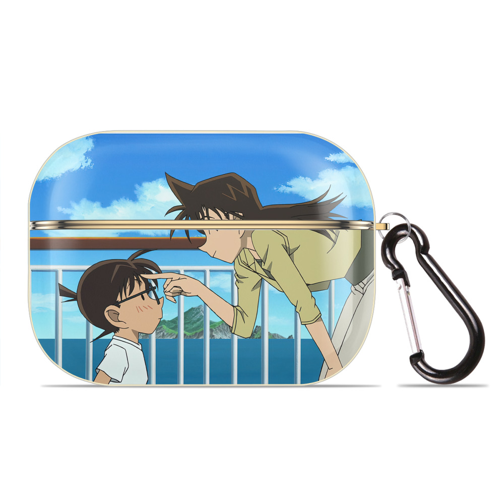 （画像用） 名探偵コナン Detective Conan 【AirPods Pro用】ハードシェル保護ケース｜耐衝撃・防指紋・カラビナ付き商品仕様