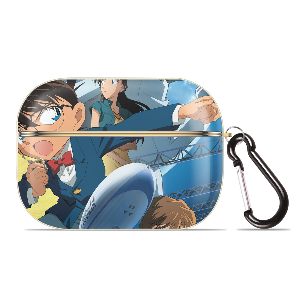 （画像用） 名探偵コナン Detective Conan 【AirPods Pro用】ハードシェル保護ケース｜耐衝撃・防指紋・カラビナ付き商品仕様