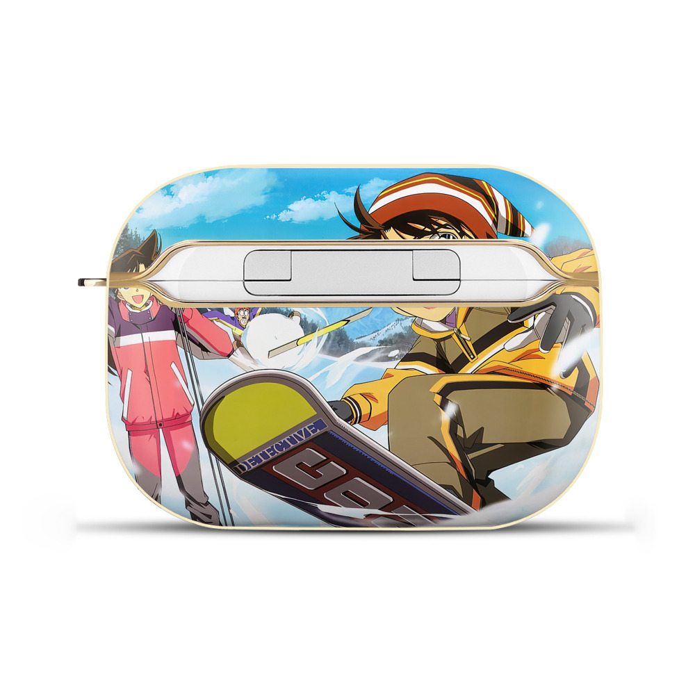 （画像用） 名探偵コナン Detective Conan 【AirPods Pro用】ハードシェル保護ケース｜耐衝撃・防指紋・カラビナ付き商品仕様