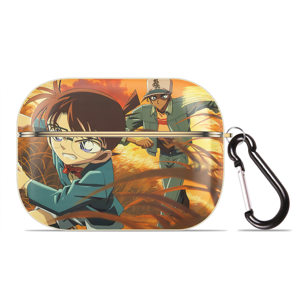 （画像用） 名探偵コナン Detective Conan 【AirPods Pro用】ハードシェル保護ケース｜耐衝撃・防指紋・カラビナ付き商品仕様