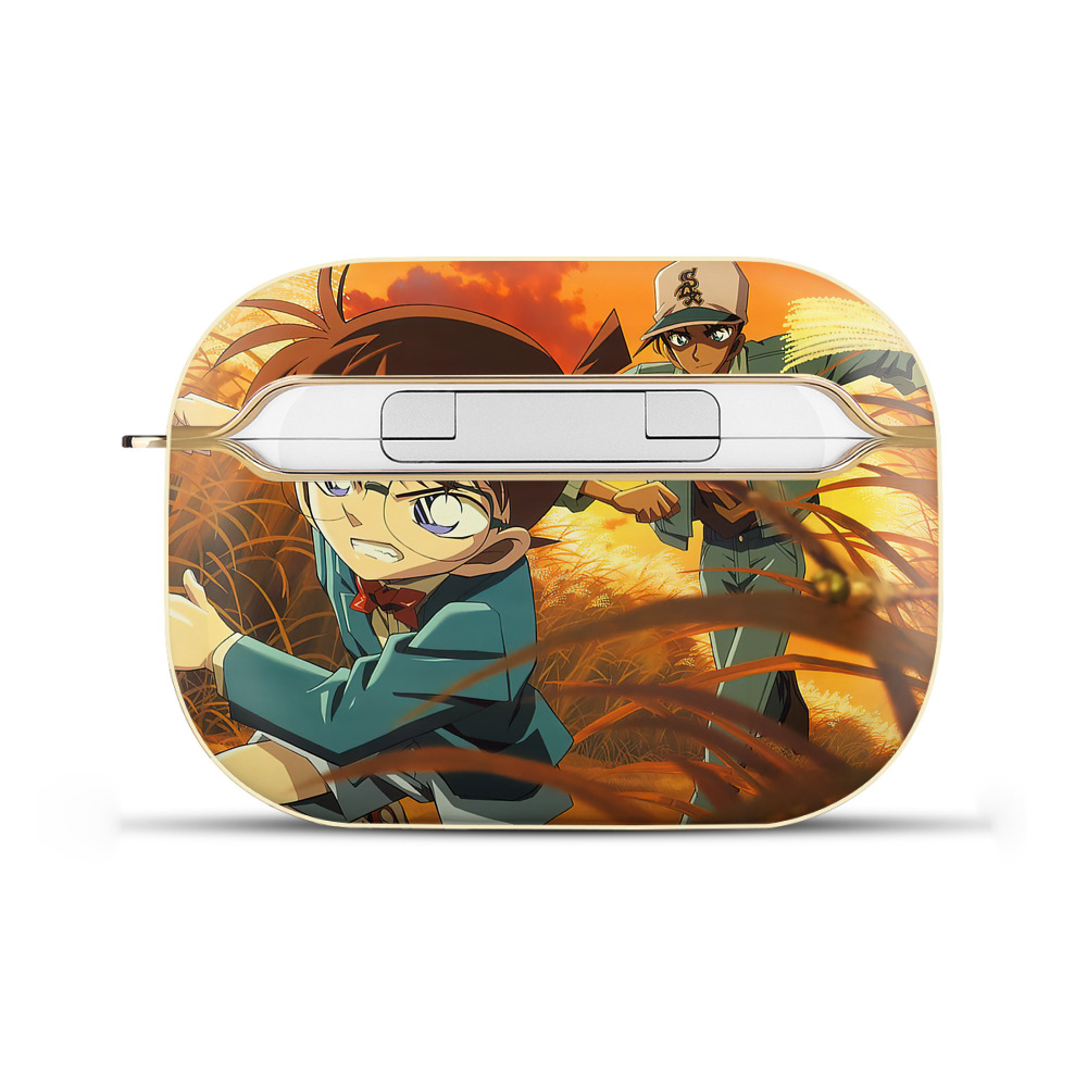 （画像用） 名探偵コナン Detective Conan 【AirPods Pro用】ハードシェル保護ケース｜耐衝撃・防指紋・カラビナ付き商品仕様