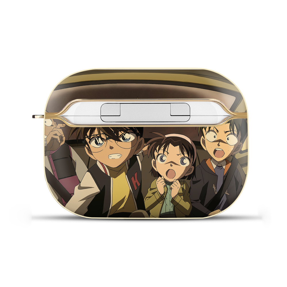 （画像用） 名探偵コナン Detective Conan 【AirPods Pro用】ハードシェル保護ケース｜耐衝撃・防指紋・カラビナ付き商品仕様