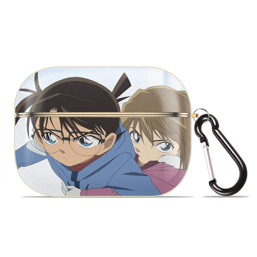 （画像用） 名探偵コナン Detective Conan 【AirPods Pro用】ハードシェル保護ケース｜耐衝撃・防指紋・カラビナ付き商品仕様