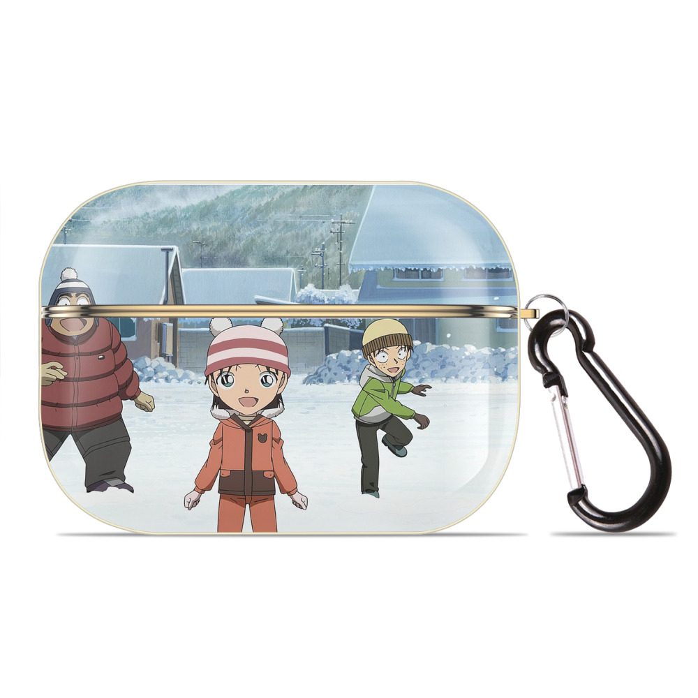 （画像用） 名探偵コナン Detective Conan 【AirPods Pro用】ハードシェル保護ケース｜耐衝撃・防指紋・カラビナ付き商品仕様