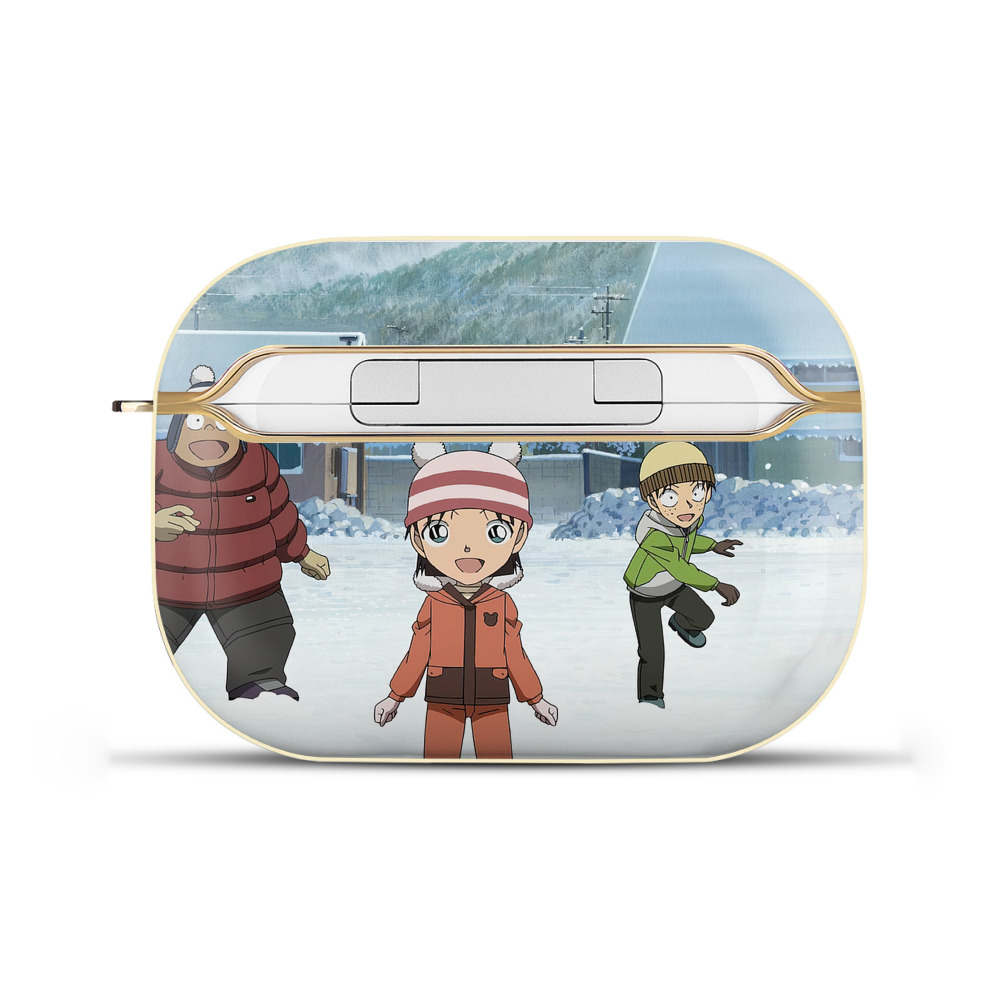 （画像用） 名探偵コナン Detective Conan 【AirPods Pro用】ハードシェル保護ケース｜耐衝撃・防指紋・カラビナ付き商品仕様