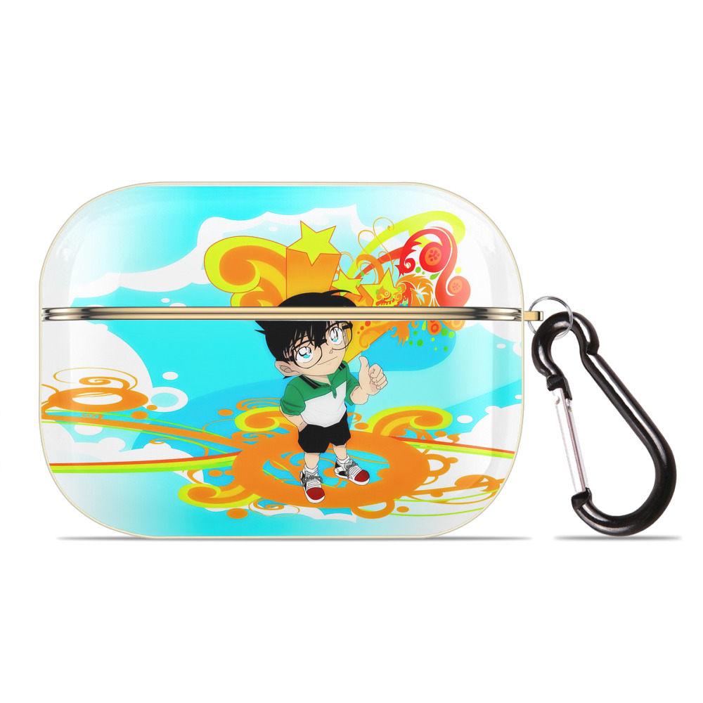 （画像用） 名探偵コナン Detective Conan 【AirPods Pro用】ハードシェル保護ケース｜耐衝撃・防指紋・カラビナ付き商品仕様