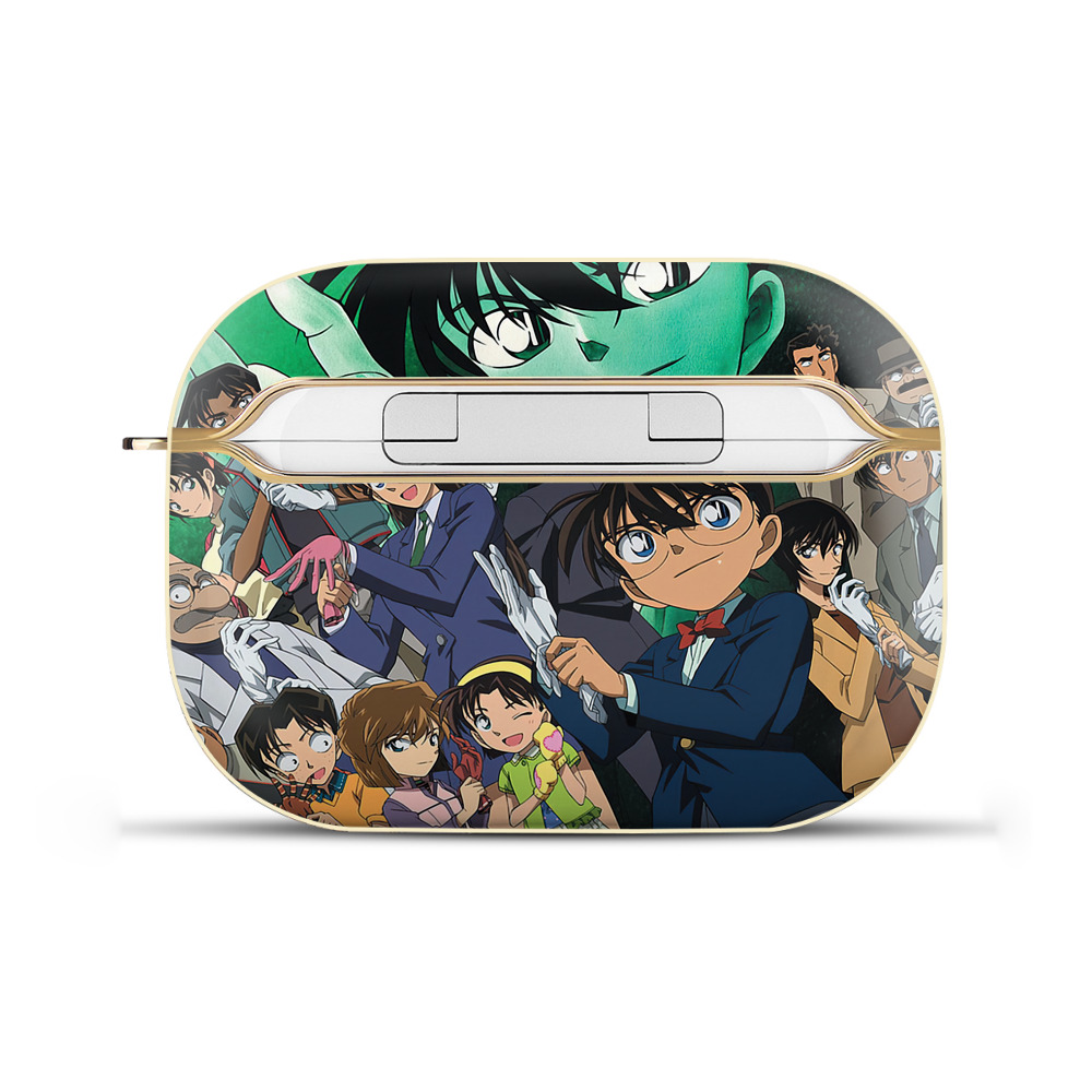 （画像用） 名探偵コナン Detective Conan 【AirPods Pro用】ハードシェル保護ケース｜耐衝撃・防指紋・カラビナ付き商品仕様