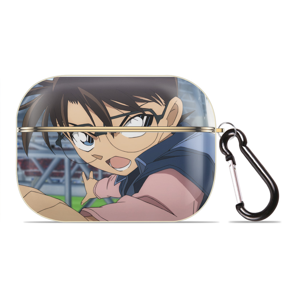（画像用） 名探偵コナン Detective Conan 【AirPods Pro用】ハードシェル保護ケース｜耐衝撃・防指紋・カラビナ付き商品仕様