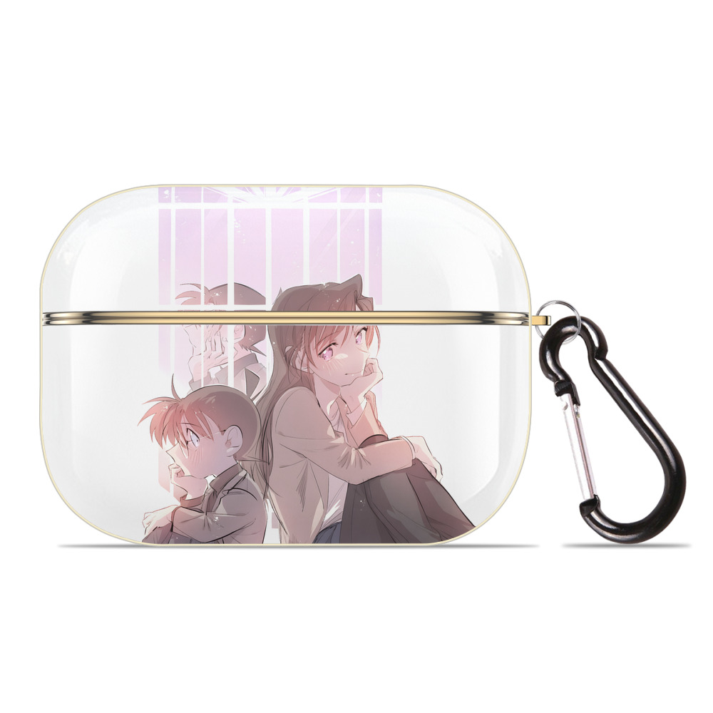 （画像用） 名探偵コナン Detective Conan 【AirPods Pro用】ハードシェル保護ケース｜耐衝撃・防指紋・カラビナ付き商品仕様
