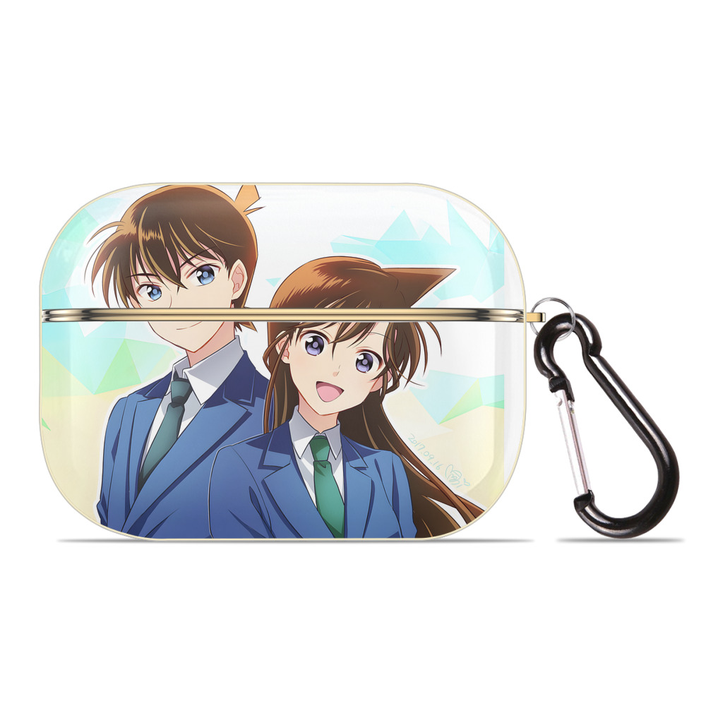 （画像用） 名探偵コナン Detective Conan 【AirPods Pro用】ハードシェル保護ケース｜耐衝撃・防指紋・カラビナ付き商品仕様
