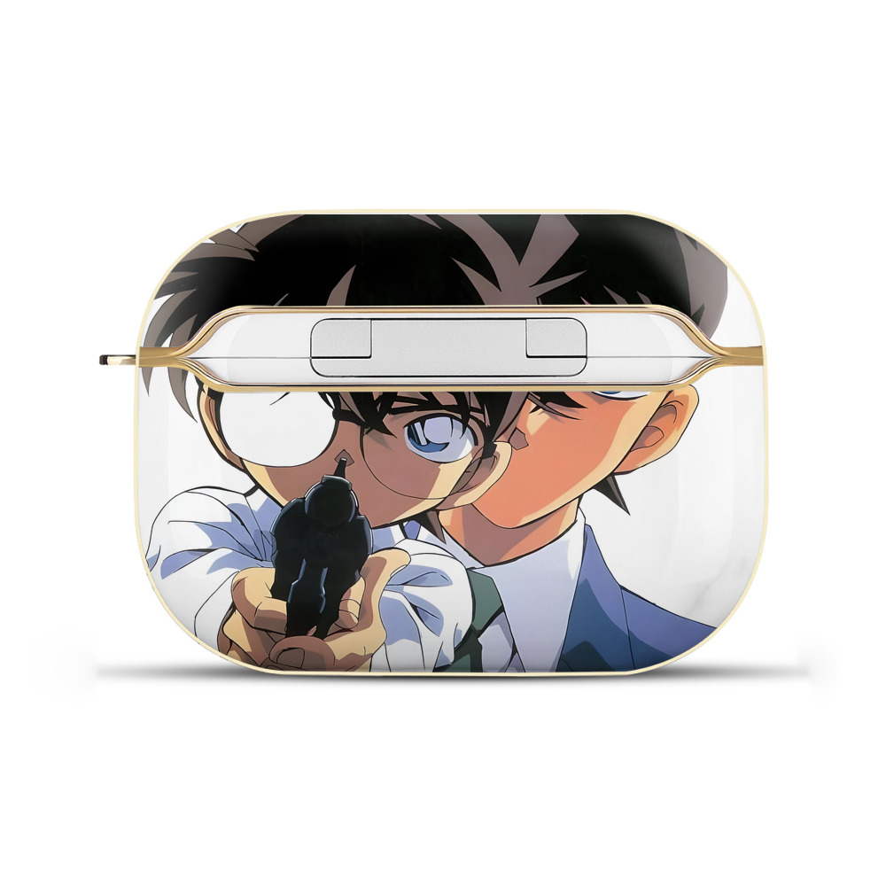 （画像用） 名探偵コナン Detective Conan 【AirPods Pro用】ハードシェル保護ケース｜耐衝撃・防指紋・カラビナ付き商品仕様