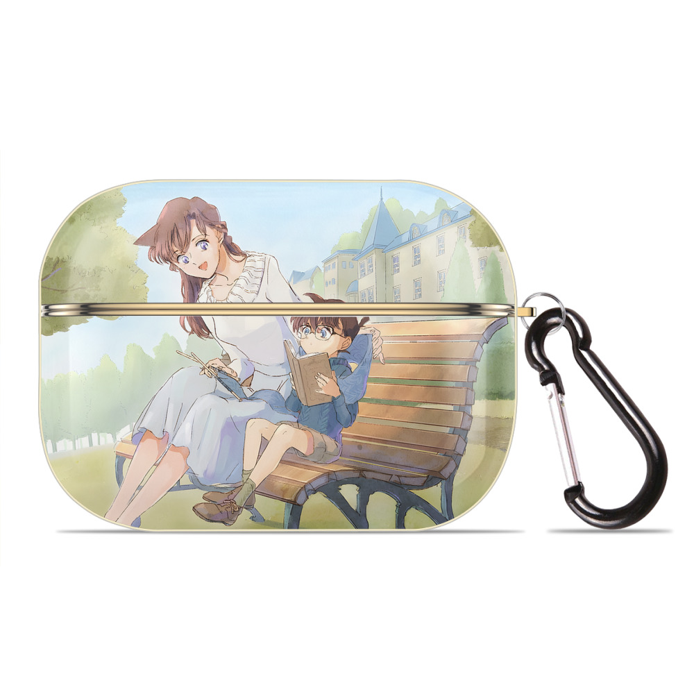（画像用） 名探偵コナン Detective Conan 【AirPods Pro用】ハードシェル保護ケース｜耐衝撃・防指紋・カラビナ付き商品仕様