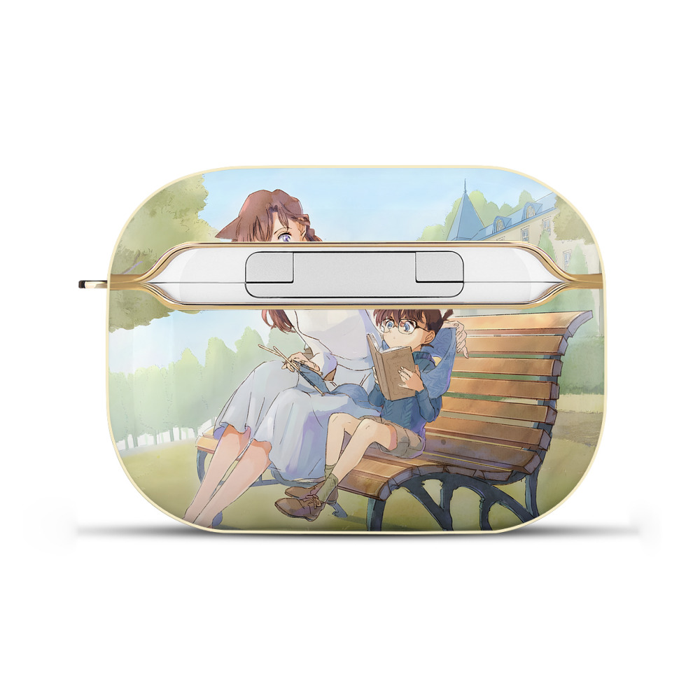 （画像用） 名探偵コナン Detective Conan 【AirPods Pro用】ハードシェル保護ケース｜耐衝撃・防指紋・カラビナ付き商品仕様