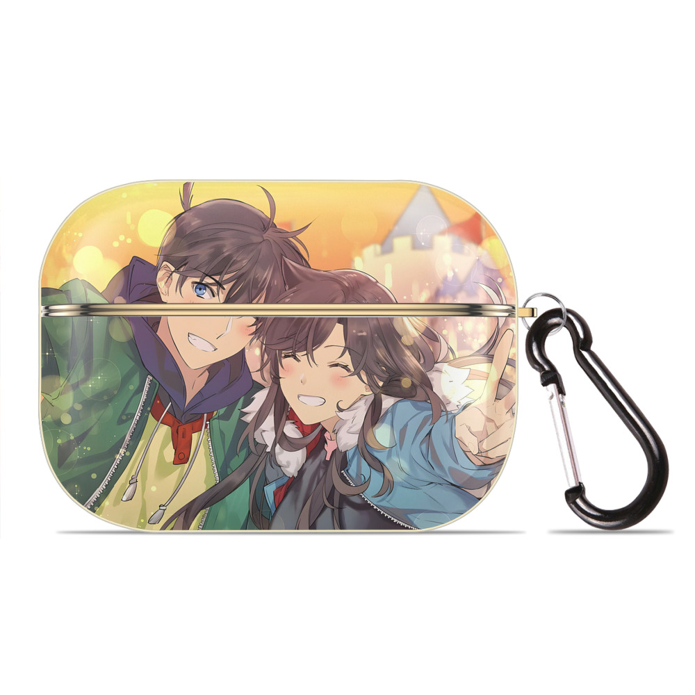 （画像用） 名探偵コナン Detective Conan 【AirPods Pro用】ハードシェル保護ケース｜耐衝撃・防指紋・カラビナ付き商品仕様