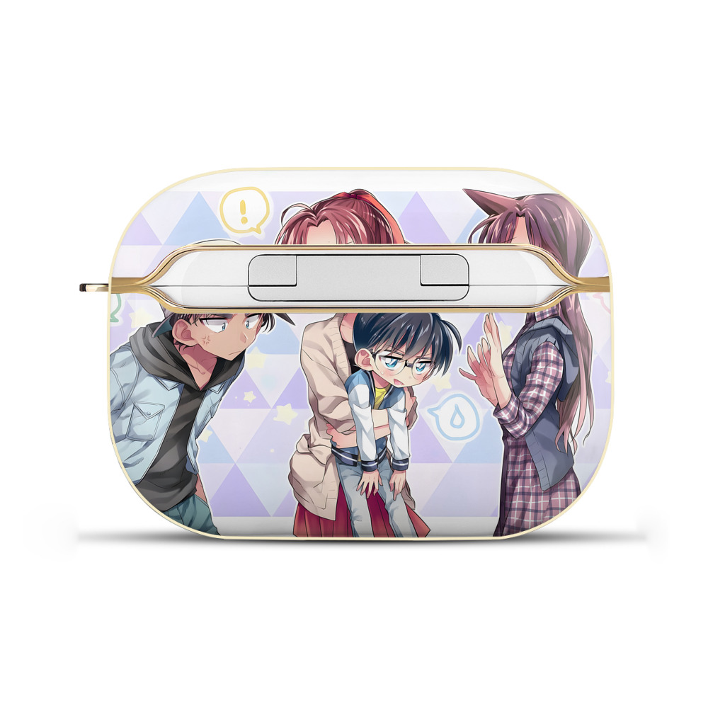 （画像用） 名探偵コナン Detective Conan 【AirPods Pro用】ハードシェル保護ケース｜耐衝撃・防指紋・カラビナ付き商品仕様