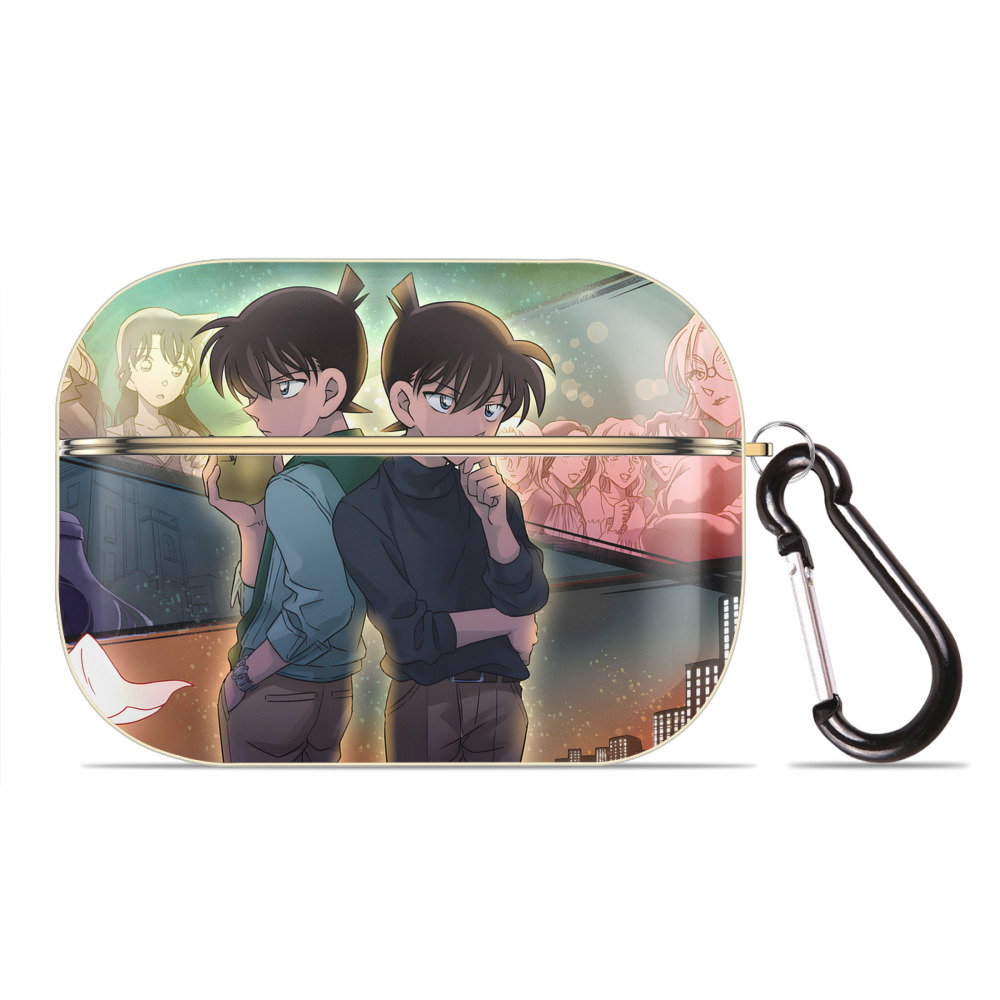 （画像用） 名探偵コナン Detective Conan 【AirPods Pro用】ハードシェル保護ケース｜耐衝撃・防指紋・カラビナ付き商品仕様