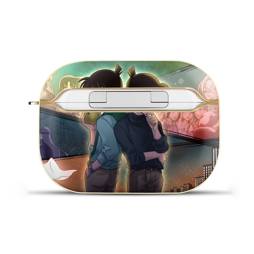 （画像用） 名探偵コナン Detective Conan 【AirPods Pro用】ハードシェル保護ケース｜耐衝撃・防指紋・カラビナ付き商品仕様