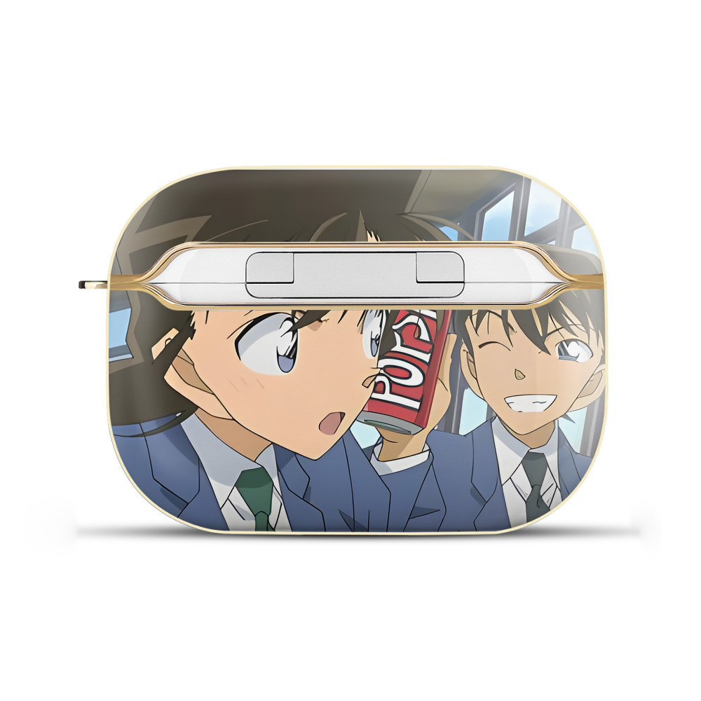 （画像用） 名探偵コナン Detective Conan 【AirPods Pro用】ハードシェル保護ケース｜耐衝撃・防指紋・カラビナ付き商品仕様
