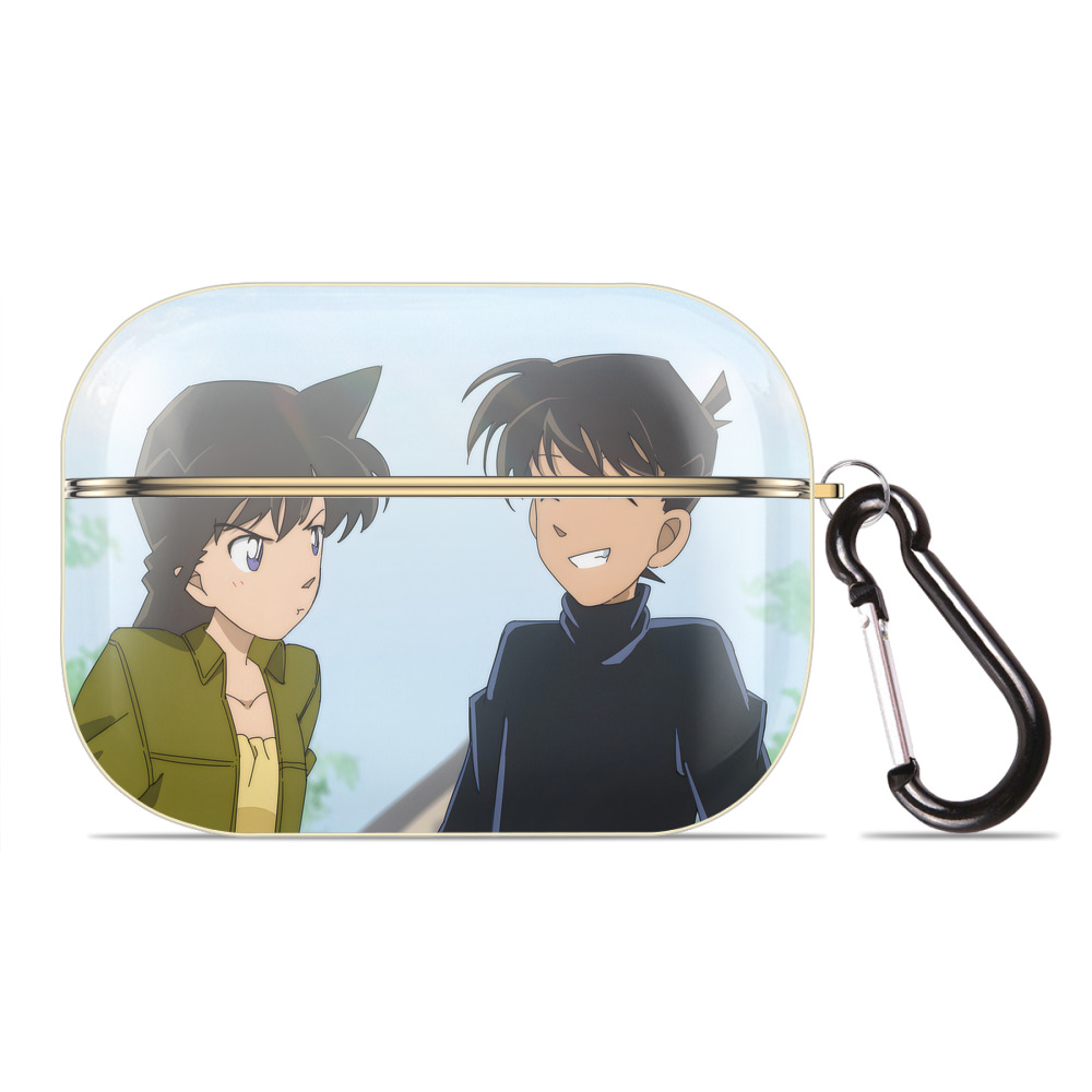 （画像用） 名探偵コナン Detective Conan 【AirPods Pro用】ハードシェル保護ケース｜耐衝撃・防指紋・カラビナ付き商品仕様
