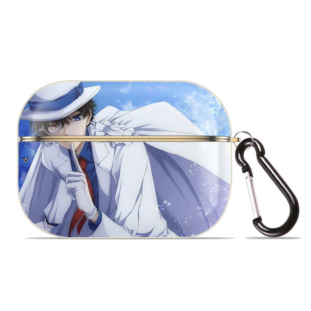 （画像用） 名探偵コナン Detective Conan 【AirPods Pro用】ハードシェル保護ケース｜耐衝撃・防指紋・カラビナ付き商品仕様