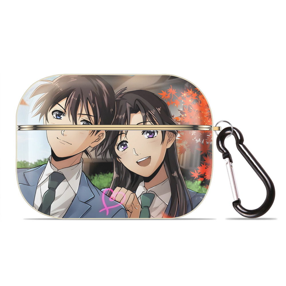 （画像用） 名探偵コナン Detective Conan 【AirPods Pro用】ハードシェル保護ケース｜耐衝撃・防指紋・カラビナ付き商品仕様