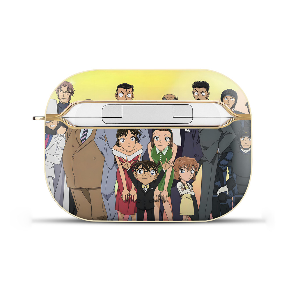 （画像用） 名探偵コナン Detective Conan 【AirPods Pro用】ハードシェル保護ケース｜耐衝撃・防指紋・カラビナ付き商品仕様