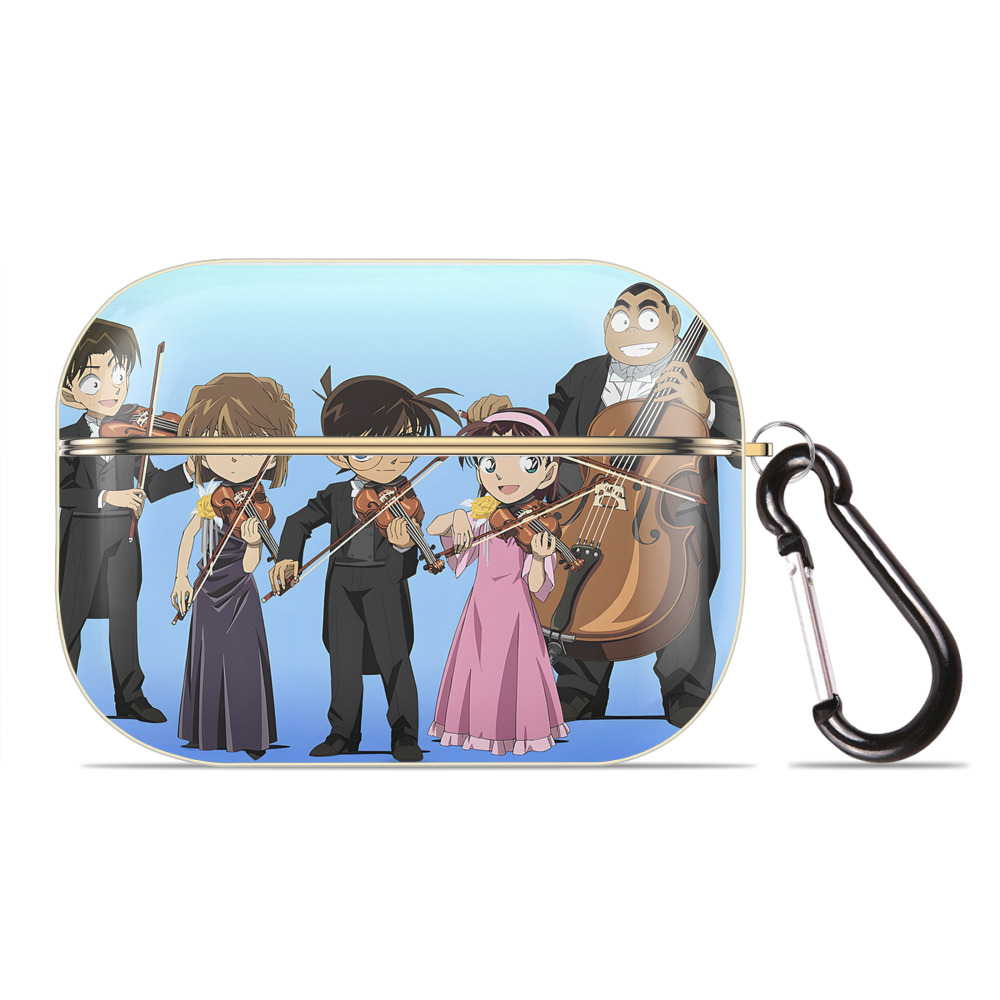 （画像用） 名探偵コナン Detective Conan 【AirPods Pro用】ハードシェル保護ケース｜耐衝撃・防指紋・カラビナ付き商品仕様