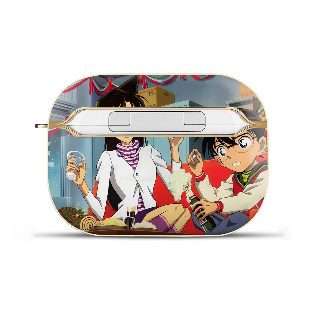 （画像用） 名探偵コナン Detective Conan 【AirPods Pro用】ハードシェル保護ケース｜耐衝撃・防指紋・カラビナ付き商品仕様