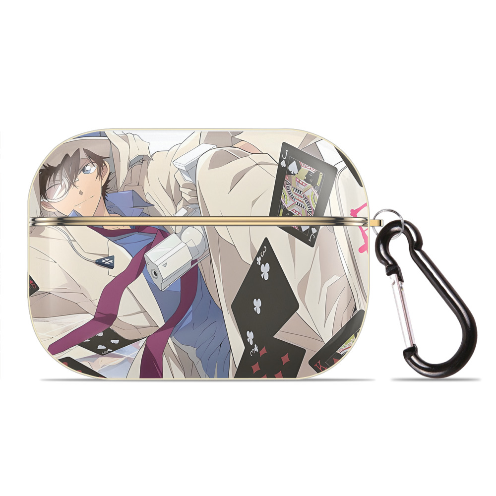 （画像用） 名探偵コナン Detective Conan 【AirPods Pro用】ハードシェル保護ケース｜耐衝撃・防指紋・カラビナ付き商品仕様
