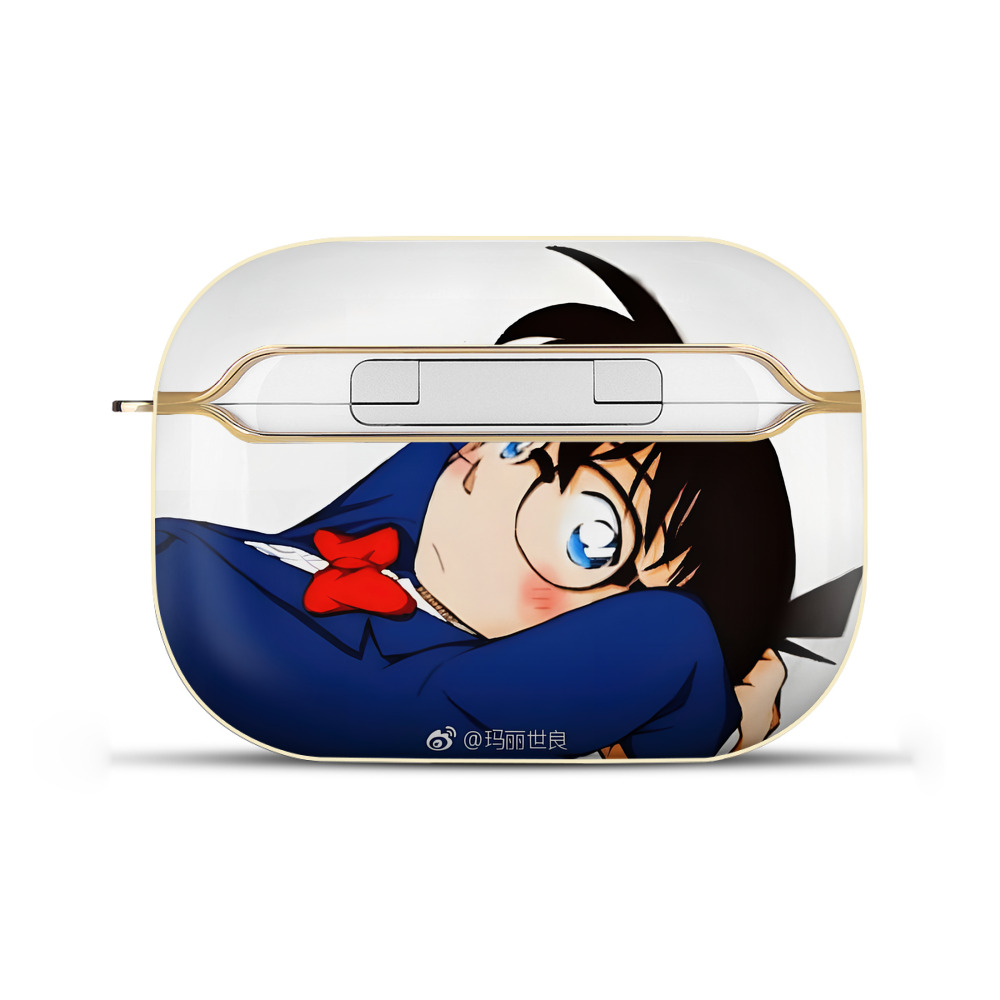 （画像用） 名探偵コナン Detective Conan 【AirPods Pro用】ハードシェル保護ケース｜耐衝撃・防指紋・カラビナ付き商品仕様