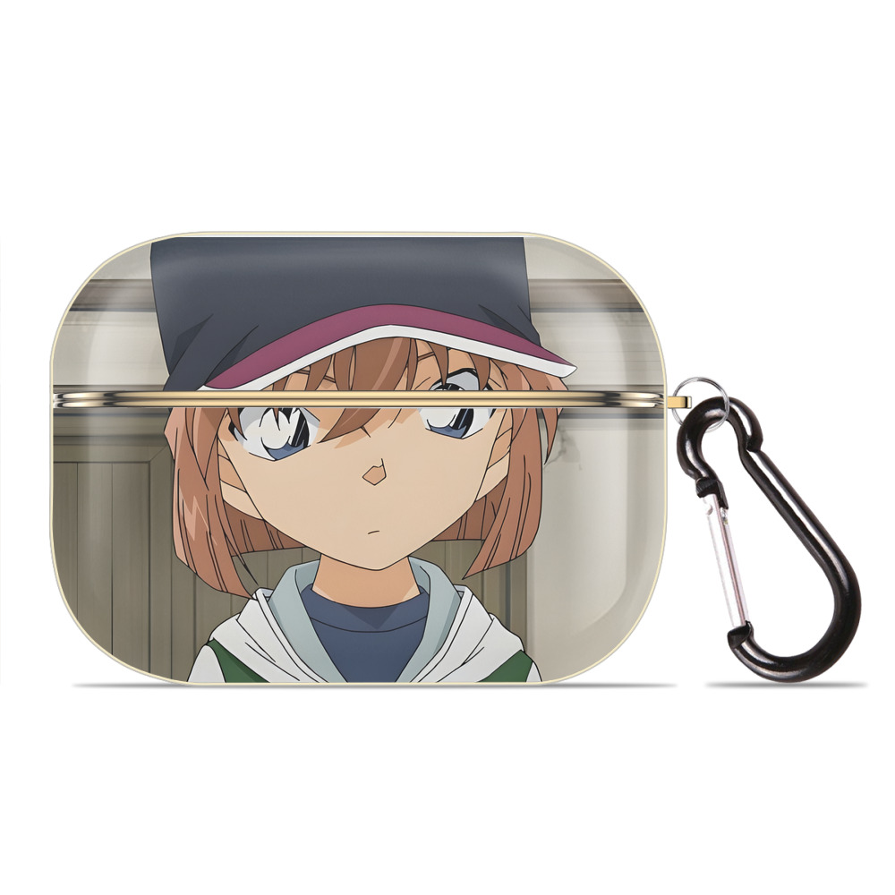 （画像用） 名探偵コナン Detective Conan 【AirPods Pro用】ハードシェル保護ケース｜耐衝撃・防指紋・カラビナ付き商品仕様