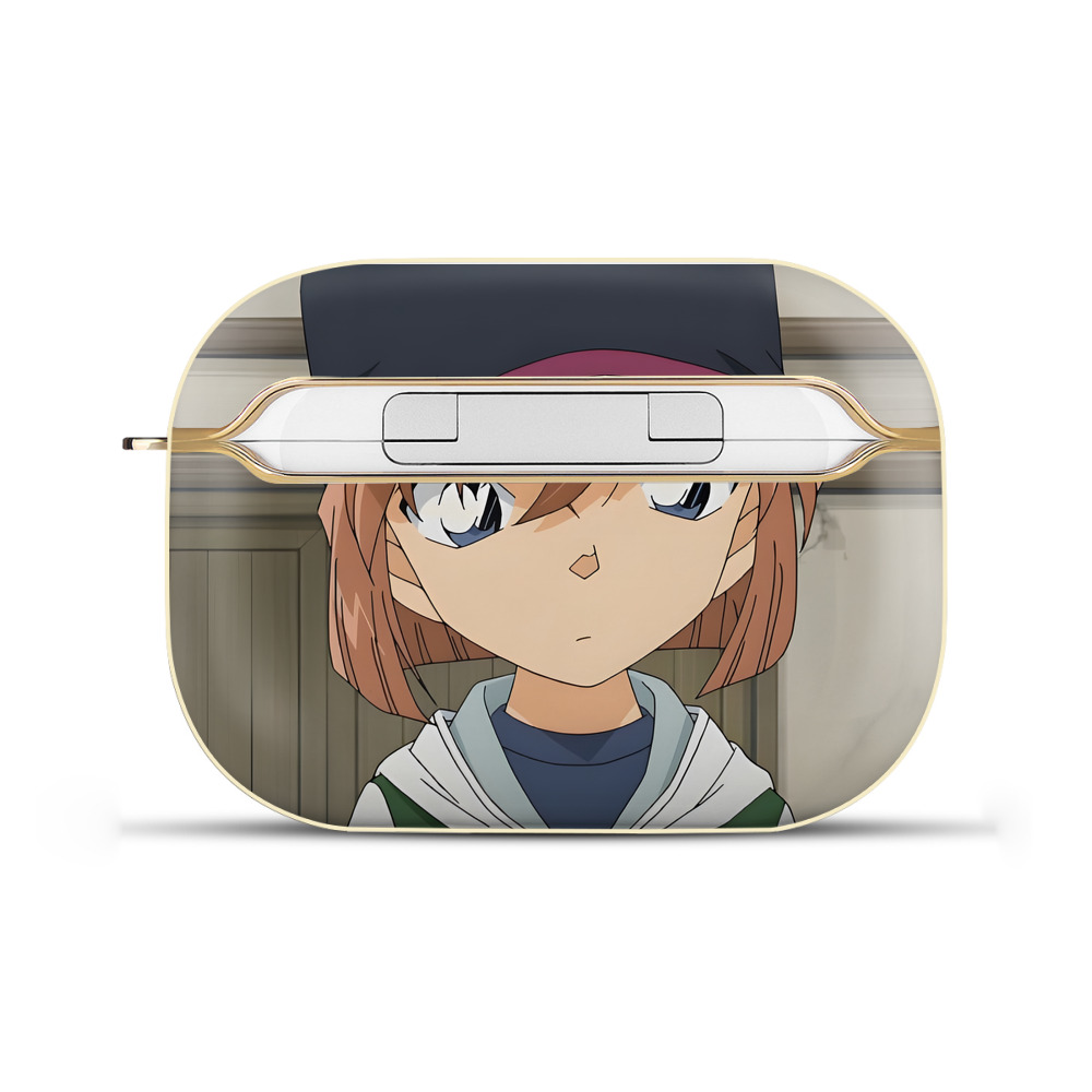 （画像用） 名探偵コナン Detective Conan 【AirPods Pro用】ハードシェル保護ケース｜耐衝撃・防指紋・カラビナ付き商品仕様