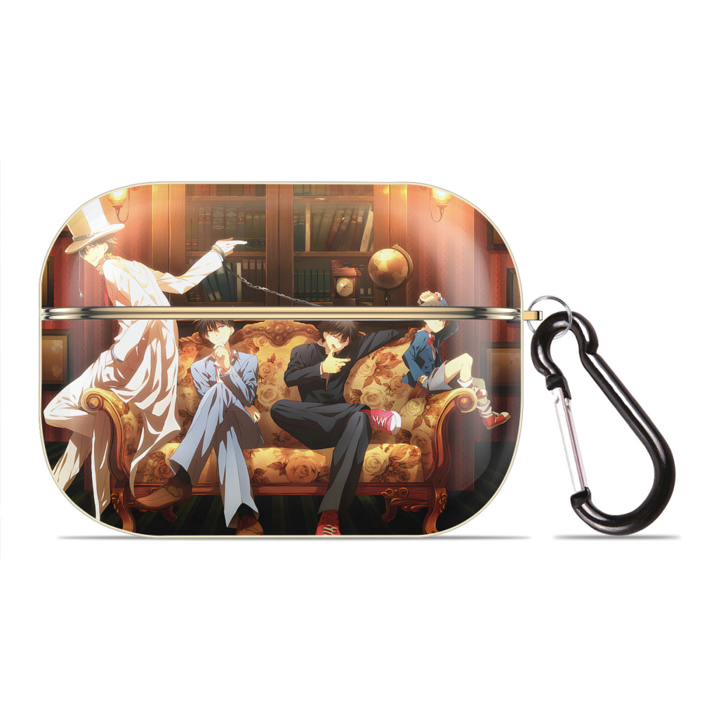 （画像用） 名探偵コナン Detective Conan 【AirPods Pro用】ハードシェル保護ケース｜耐衝撃・防指紋・カラビナ付き商品仕様